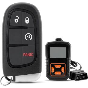 Remote Key Fob Replacement Remote OBD Kit for RAM 1500 2013 2014 2015 2016 2017 Dodge RAM 2500 3500 Keyless Entry Remote Fob DIY Kit GQ4-54T