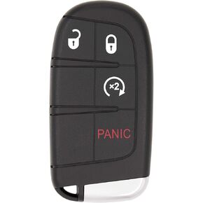 Keyless2Go Replacement for 4 Button Proximity Smart Key for Jeep Renegade M3N-40821302 735636994
