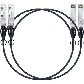 10G SFP+ DAC with 1G SFP DAC, 1M(3.3ft), Passive Direct Attach Copper Twinax Cable for Cisco, Ubiquiti UniFi, Meraki, Mikrotik, Intel, Fortinet, Netgear and More