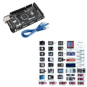 Elegoo Mega R3 Board Atmega 2560 & elegoo ترقية 37 في 1 وحدات الاستشعار