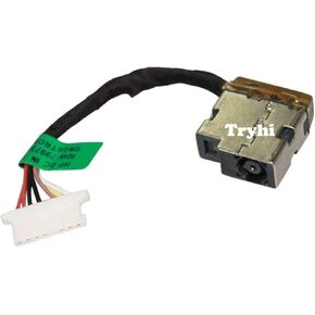 Laptop DC IN Power Jack Cable Charging Port Socket Connector for HP 17-BY Series, Copper, Plastic