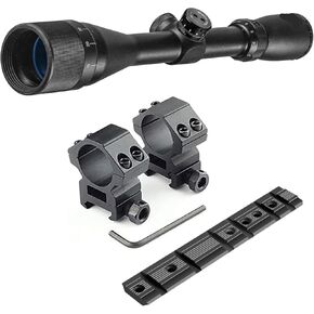 3-9X40 AO Tactical Riflescopes Glass Etched Crosshair Reticle Rifle Scope Aluminum, 10/22 and 3/8" Tactical 4x32 Compact Scope Rangefinder - Reticle Hunting Riflescopes Hair Reticle and 10/22 Weaver