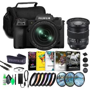 Fujifilm X-H2 Mirrorless Digital Camera with 16-80mm Lens - Black (16781591) Bundle Color Filters + Camera Bag + Lens Filters + Camera Cleaning Kit + More