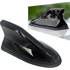 1 PC CAR CAR HOSTENNA ، ABS SESSIVE ABS Smooth Line Paint Craft Attenna ، وملحق تعديل تزيين السيارات ، الأسود