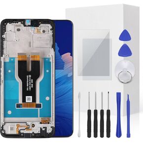 for T Phone REVVL 6X 5G TMRV065G Screen Replacement Kit Full LCD Screen Display Touch Digitizer Frame Full Assembly with Repair Tool for Model T Phone REVVL 6X 5G 6.52inch
