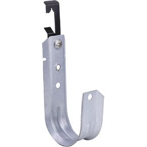 2 Inch J-Hook Cable Support - Batwing Mount, Heavy Duty Galvanized Steel Cable Hooks for Hanging Attaching Ceiling Wire Threaded Rod, 2" Batwing J-Hook, 20 Packs