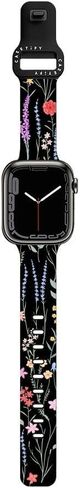 CASETiFY Impact Watch Band [Premium Soft Flexible Material] Compatible with Apple Watch Series 1-9, SE, Ultra - 38mm/40mm/41mm/42mm/44mm/45mm/49mm - Black in Saudi Arabia