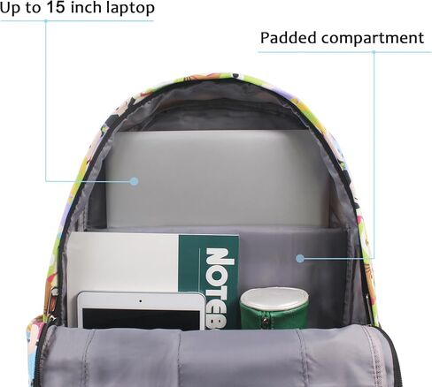 Finex Star Mario Bros Canvas Casual Daypack with 15 in Laptop Storage Compartment in Saudi Arabia