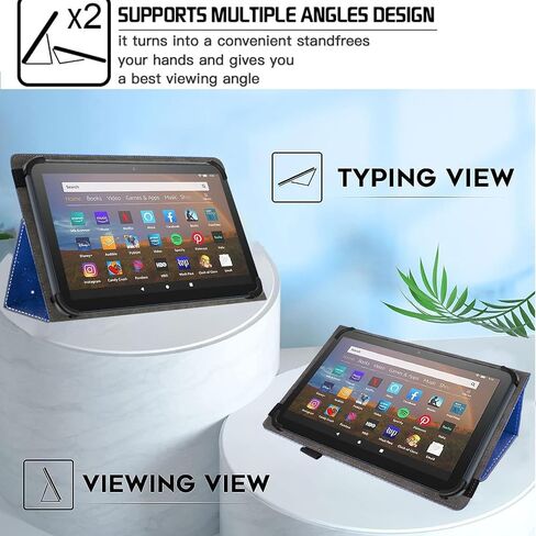 Universal 10 10.1 inch Android Tablet Case ، غطاء محامل قابلة للطي نحيف لجميع حالة اللوح التي تعمل باللمس 9 "-10.5" مع حامل القلم القلم ، STARRY SKY 04 in Kuwait