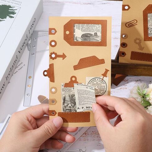 GLOBLELAND Tear Edge Planning Page Cutting Dies for Card Making Album Inside Page Metal Die Cuts Cutting Dies Template DIY Scrapbooking Embossing Paper Album Craft Decor in Saudi Arabia
