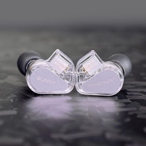 TANCHIJIM Bunny in-Ear Monitors Headphones Crystal Clear Sound and Style for Gamers and Audio Enthusiasts (3.5mm with Mic) in Kuwait