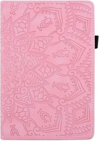 Case for Samsung Galaxy Tab A8 10.5 inch 2022 Case SM-X200/X205 Premium PU Leather Folio Stand Cover Flip Shell with Card Slot Pen Holder for Galaxy Tab A8 10.5'' Tablet - Purple in Kuwait