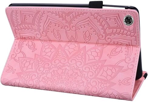 Case for Samsung Galaxy Tab A8 10.5 inch 2022 Case SM-X200/X205 Premium PU Leather Folio Stand Cover Flip Shell with Card Slot Pen Holder for Galaxy Tab A8 10.5'' Tablet - Purple in Kuwait