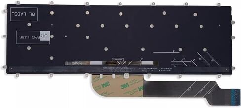 لوحة مفاتيح الكمبيوتر المحمول مع استبدال الإضاءة الخلفية الحمراء لـ Dell G3 3500 3579 3590 3779 G5 5500 5587 5590 G7 7590 7588 7790 Series Gaming Notebook (Red Print) in Kuwait