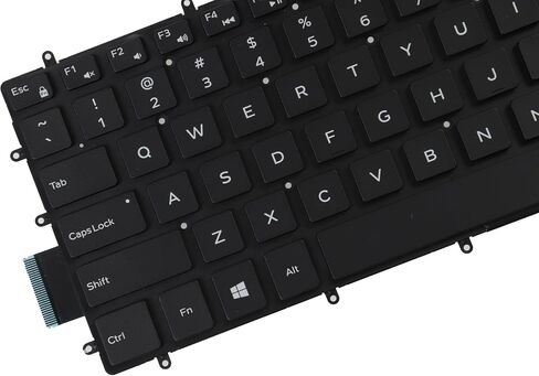 Laptop Keyboard with Red Backlit Replacement for Dell G3 3500 3579 3590 3779 G5 5500 5587 5590 G7 7590 7588 7790 Series Gaming Notebook(Red Print) in Saudi Arabia
