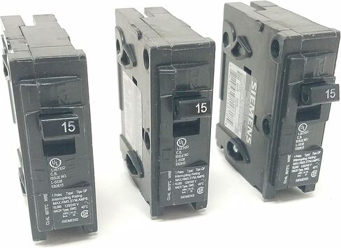 Siemens -HI Q150 50-Amp Single Pole Type QP Circuit Breaker, Black in Saudi Arabia