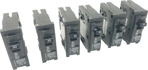Siemens -HI Q150 50-Amp Single Pole Type QP Circuit Breaker, Black in Saudi Arabia