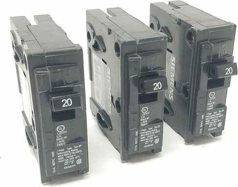 Siemens -HI Q150 50-Amp Single Pole Type QP Circuit Breaker, Black in Saudi Arabia