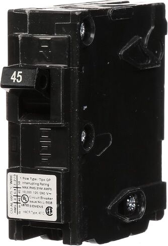 Siemens -HI Q150 50-Amp Single Pole Type QP Circuit Breaker, Black in Saudi Arabia