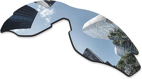 عدسات بديلة مستقطبة لإطار Oakley M2 OO9212/M2 إطار XL OO9343/M2 إطار نظارة شمسية آسيوية - أسود + أحمر ناري in Kuwait