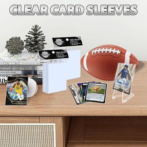 Trading Card Sleeves,Top Loaders Card Protection for Baseball Cards, Matte Card Sleeves Fit for Yugioh,Football,Magic,Sports Cards (6 Multicolored, 61 * 99mm) in Kuwait