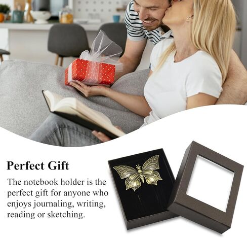 Vintage Bookmark Free Your Hands, Metal Book Marker Clip Effortlessly Hold Open Your Journal While Writing Perfect Gift for Book Lovers, Writers, and Readers Page Holder (Dragonfly) in Saudi Arabia