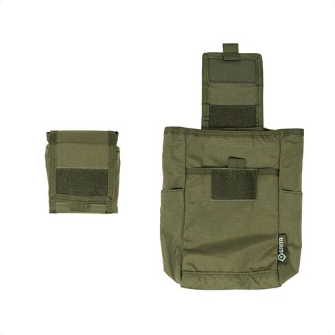 GRITR Molle Dump Pouch, Tactical Duty Utility Belt Pouch, Roll Up Foldable Dump Bag for Shooting, Hunting, Camping in Saudi Arabia