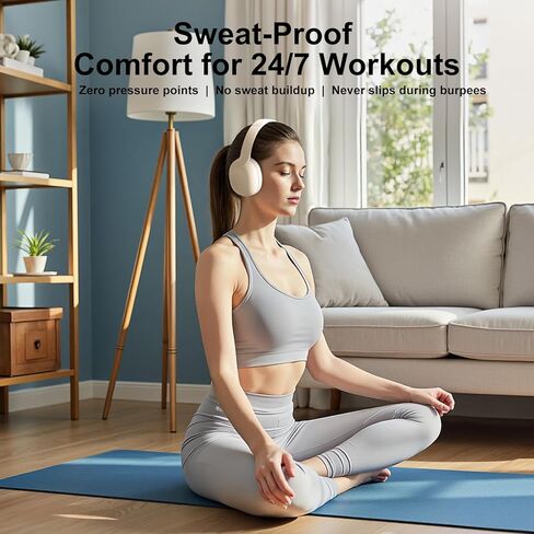 سماعات رأس HS1 Hybrid Active Noise Cancelling، سماعات رأس بلوتوث لاسلكية فوق الأذن، صوت عالي الدقة، وقت تشغيل 100 ساعة، ملاءمة مريحة، استخدام مستقل، تحكم فريد باللمس للتنقل أثناء العمل في الدراسة in Kuwait