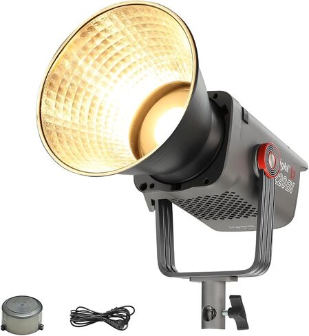 JL-160 160W COB Led Video Light, 5500K±150K Daylight Bowens Mount,Ra>97 SSI>91, 9 Lighting Effects,Continuous Output Lighting for Studio/Photography/Video Recording with APP Control in Saudi Arabia