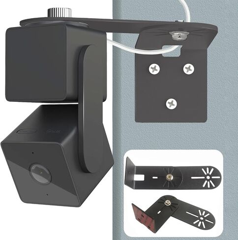 4Pack Metal Swivel Wall Mount Bracket for Wyze Cam Pan V3/V2, Wyze Cam V4/3/2 and Suitable for 1/4 inch Screws Security Camera ,Max Cover Both Sides of The House 300° in Kuwait