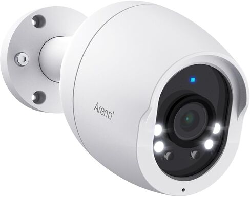 ARENTI 8MP 4K Outdoor Security Camera - PoE IP Surveillance Camera with AI Human/Vehicle/Pet Detection, 110° Wide Angle, 32ft Full Color Night Vision, 4mm Lens, IP66 Weatherproof for Home Security in Kuwait