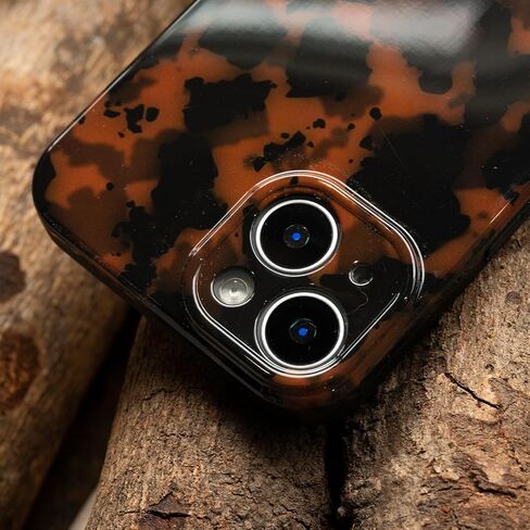 حالة الهاتف لـ iPhone 15 ، أزياء Tortoiseshell TPU Slim Lightweight Wover for Women ، Srop Protection Srockproof Protction حامل (لـ iPhone 15) براون in Kuwait