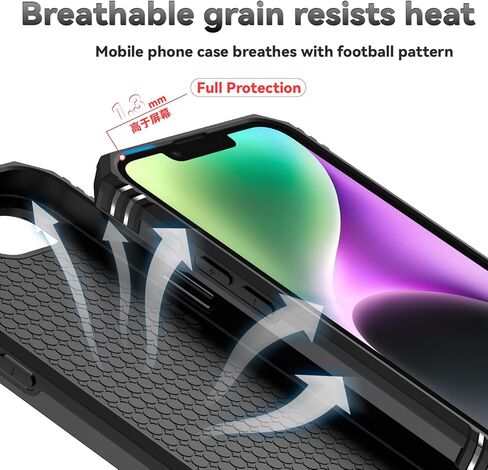 بالنسبة لحالة iPhone 16E ، مع حامي شاشة HD Slide Cover [Grandy Grade 16ft. Drop التي تم اختبار in Kuwait