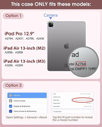 for iPad Pro 12.9 Case for iPad Air 13 Inch M3 2025 & M2 2024 Case - Women Cute Girls with Stand & Pencil Holder Cover Girly Flower Protective for Apple 12.9 inch for iPad Pro Air 13 2024/2025 in Saudi Arabia