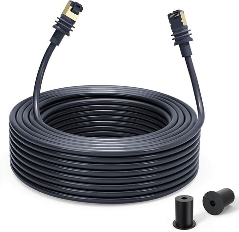 Starlink Gen 3 Cable 100FT/30.4M,Starlink Replacement Cable for Starlink Standard V3 Dish/Starlink Extension Cable Internet Kit Satellite Starlink Accessories - Waterproof Grey in Saudi Arabia