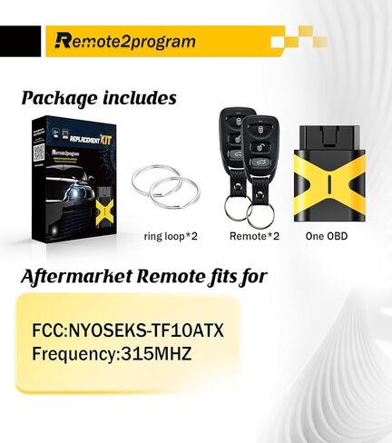 2PCS الإدخال غير المفتاح الاستبدال عن بُعد لعام 2016-2020 Hyundai Elantra Sedan (SE ، SEL) 4 Button Car Key مع FCC: Osloka-423T (زر 4/Osloka-423) in Kuwait