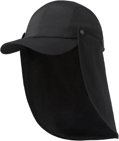 Mens L/XL/XXL Sun Hat with Removable Neck Flap UPF 50+ Fishing Hat in Saudi Arabia