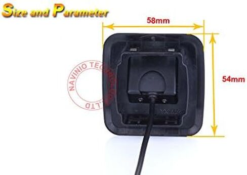 Vehicle Backup Camera, Waterproof Rear View Monitor License Plate Reverse Parking Assistance for BMW X1 X3 X5 X6 E70 E71 E72 E84 E53 E39 E46 E60 E90 E88 E91 in Saudi Arabia
