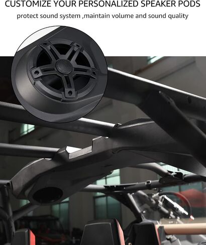 A & UTV Pro MTX Central Speakers Overhead Overhead Central Meals For 2017-2022 Can Am Maverick X3 Max Accessories ، استبدل OEM # 715004748 in Saudi Arabia