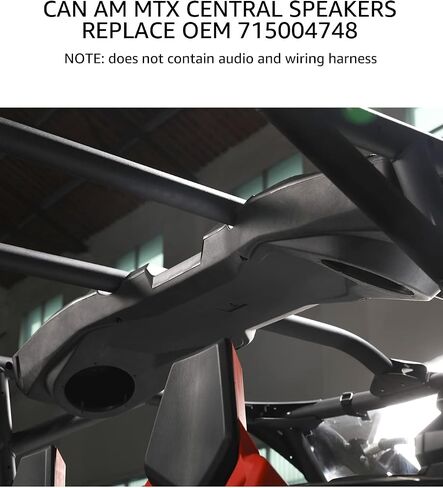 A & UTV Pro MTX Central Speakers Overhead Overhead Central Meals For 2017-2022 Can Am Maverick X3 Max Accessories ، استبدل OEM # 715004748 in Saudi Arabia