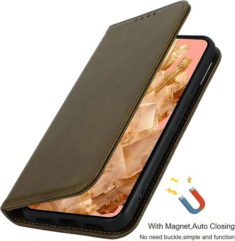 Jaorty Fit for Google Pixel 8 Wallet Case ، Pixel 8 Case ، Preium Pu Leather Flip Folio مع فتحة البطاقة ، حامل الوقوف ، الإغلاق المغناطيسي TPU مقاومة للصدمات الداخلية للبكسل 8 ، السماء الأزرق in Kuwait