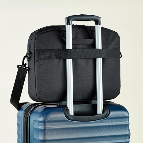 Amazon Basics Laptop Carrying Case Shoulder Strap, 15.6 inch, Black in Kuwait