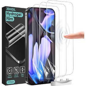 3 Pack Flexible Film for Google Pixel 9 Pro XL Screen Protector[NOT GLASS], Invisible Thin, Never Cracks, Full Coverage, Scratch Resistant&Self-Healing