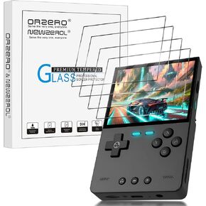 Orzero (4 Pack) Tempered Glass Screen Protector Compatible for Trimui Brick, 9 Hardness High Definition Anti-Scratch Bubble-Free