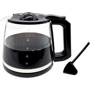 Glass Carafe Replacement Compatible with Mr Coffee 12 Cup Coffee Machine # RF, PC,SC,MMX,MSX, BVMC-RF300, BVMC-MSX23-NLY, BVMC-MMX23,BVMC-SC12BL1-2,BVMC-PL12BL1-NP,BVMC-EM100 Series