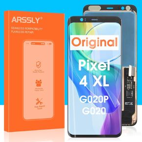 Original LCD Display for Google Pixel 4 XL G020P G020 GA01181-US GA01182-US GA01180-US Screen Replacement Touch Screen Digitizer Full Assembly with Repair Tools