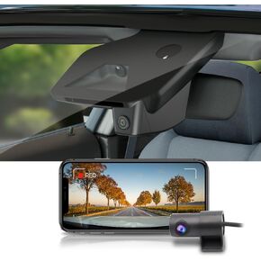Fitcamx 4K Dash Cam Suitable for 2025 RAM 1500 (HD2-D4120) Tradesman HFE Big Horn Lone Star, OEM Look, UHD 2160P Video, Built-in WiFi & APP, Loop Recording, G-Sensor, Plug & Play, 64GB Card