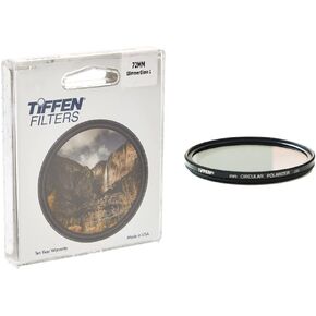 Tiffen 72GG1 72mm Glimmer Glass 1 Filter & Tiffen 72CP 72mm Circular Polarizer