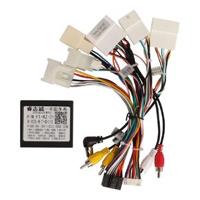 طقم تسخير الأسلاك الراديو للسيارة لتويوتا RAV4 CAMRY 4RUNNER TUNDRA Highlander Place Cable مع CANBUS BOX ، ودعم تسخير سلكي ، مكبر للصوت JBL ، كاميرا احتياطية أو كاميرا 360 ، SWC