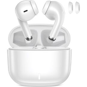 Wireless Earbuds Bluetooth 5.3 Headphones for iPhone 16e 16 15 Pro Max Google Pixel 9a 8 7,USB C Charging Case,Noise Cancelling Headset in Ear Earphones for Samsung S25 S24 S23 S22 FE